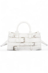 Womens Strapy Buckle Top Handle Y2K Crossbody Bag | Zarnesh